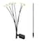 Clear LED Solar Flower Lights Set by Ashland®